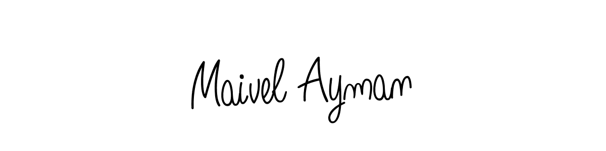 It looks lik you need a new signature style for name Maivel Ayman. Design unique handwritten (Angelique-Rose-font-FFP) signature with our free signature maker in just a few clicks. Maivel Ayman signature style 5 images and pictures png