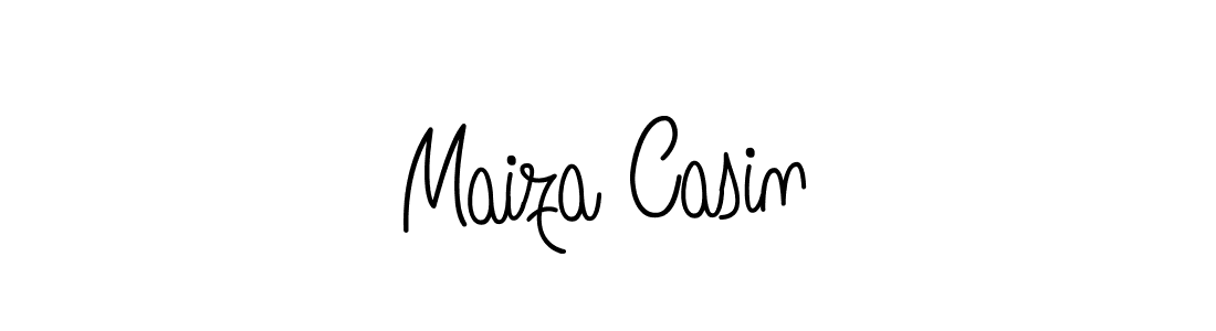 How to make Maiza Casin signature? Angelique-Rose-font-FFP is a professional autograph style. Create handwritten signature for Maiza Casin name. Maiza Casin signature style 5 images and pictures png