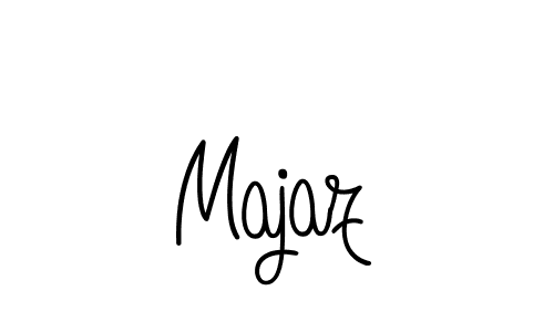 How to make Majaz name signature. Use Angelique-Rose-font-FFP style for creating short signs online. This is the latest handwritten sign. Majaz signature style 5 images and pictures png