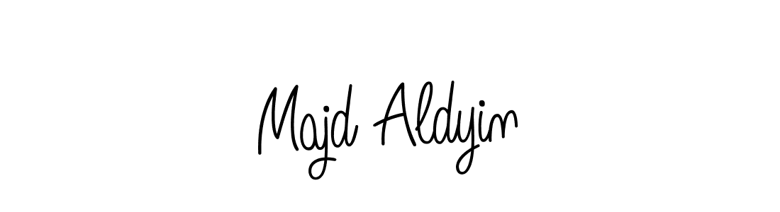 Create a beautiful signature design for name Majd Aldyin. With this signature (Angelique-Rose-font-FFP) fonts, you can make a handwritten signature for free. Majd Aldyin signature style 5 images and pictures png