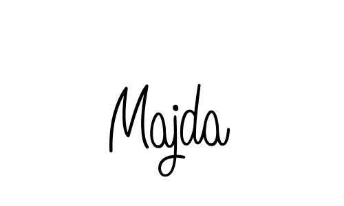 How to make Majda name signature. Use Angelique-Rose-font-FFP style for creating short signs online. This is the latest handwritten sign. Majda signature style 5 images and pictures png