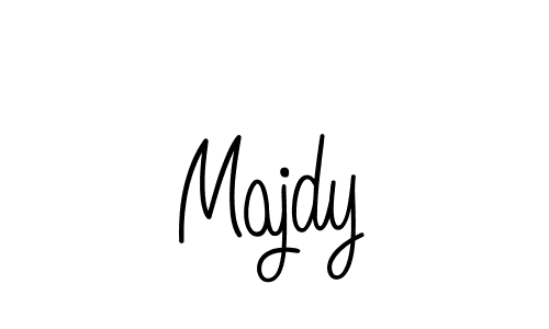 The best way (Angelique-Rose-font-FFP) to make a short signature is to pick only two or three words in your name. The name Majdy include a total of six letters. For converting this name. Majdy signature style 5 images and pictures png