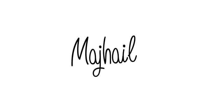 How to make Majhail signature? Angelique-Rose-font-FFP is a professional autograph style. Create handwritten signature for Majhail name. Majhail signature style 5 images and pictures png