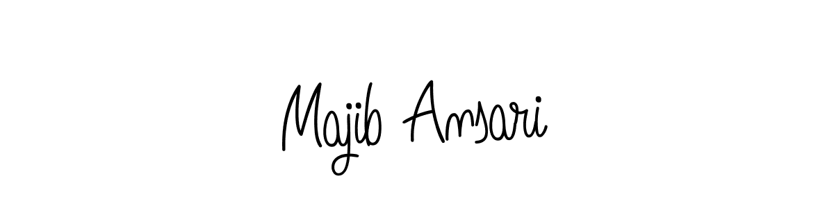 Make a beautiful signature design for name Majib Ansari. Use this online signature maker to create a handwritten signature for free. Majib Ansari signature style 5 images and pictures png