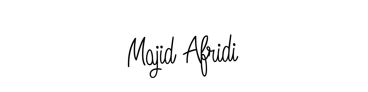 You should practise on your own different ways (Angelique-Rose-font-FFP) to write your name (Majid Afridi) in signature. don't let someone else do it for you. Majid Afridi signature style 5 images and pictures png