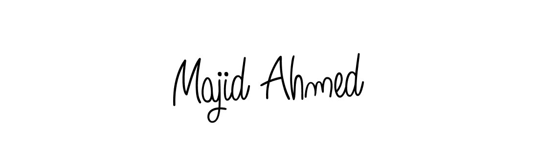 Use a signature maker to create a handwritten signature online. With this signature software, you can design (Angelique-Rose-font-FFP) your own signature for name Majid Ahmed. Majid Ahmed signature style 5 images and pictures png