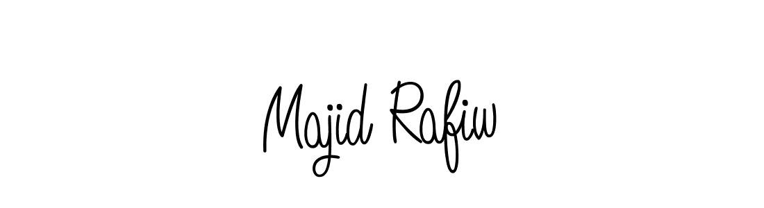 You should practise on your own different ways (Angelique-Rose-font-FFP) to write your name (Majid Rafiw) in signature. don't let someone else do it for you. Majid Rafiw signature style 5 images and pictures png