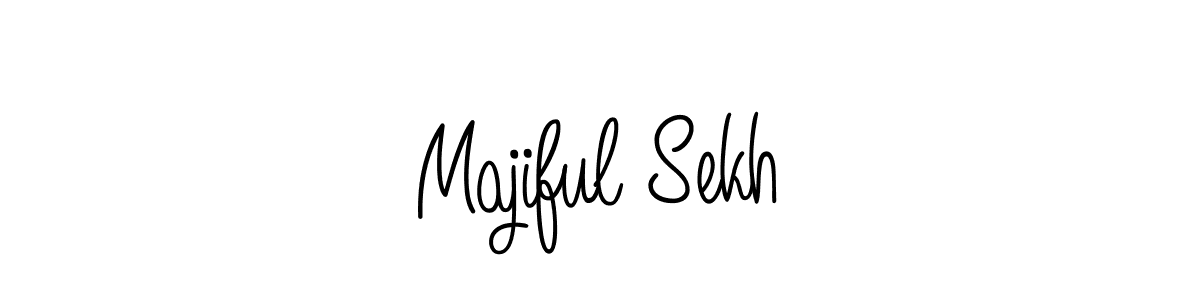 Design your own signature with our free online signature maker. With this signature software, you can create a handwritten (Angelique-Rose-font-FFP) signature for name Majiful Sekh. Majiful Sekh signature style 5 images and pictures png