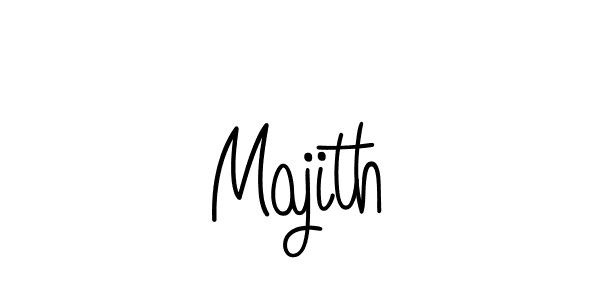 You should practise on your own different ways (Angelique-Rose-font-FFP) to write your name (Majith) in signature. don't let someone else do it for you. Majith signature style 5 images and pictures png