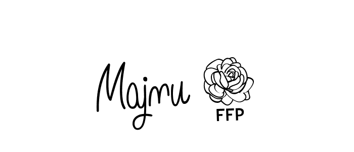 How to make Majnu 1 name signature. Use Angelique-Rose-font-FFP style for creating short signs online. This is the latest handwritten sign. Majnu 1 signature style 5 images and pictures png