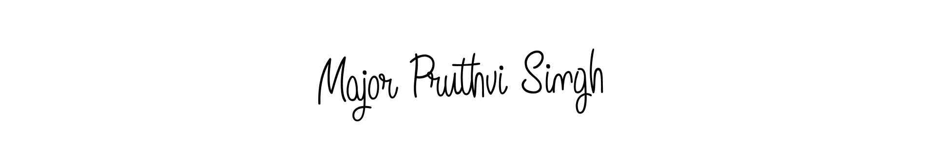 Angelique-Rose-font-FFP is a professional signature style that is perfect for those who want to add a touch of class to their signature. It is also a great choice for those who want to make their signature more unique. Get Major Pruthvi Singh name to fancy signature for free. Major Pruthvi Singh signature style 5 images and pictures png