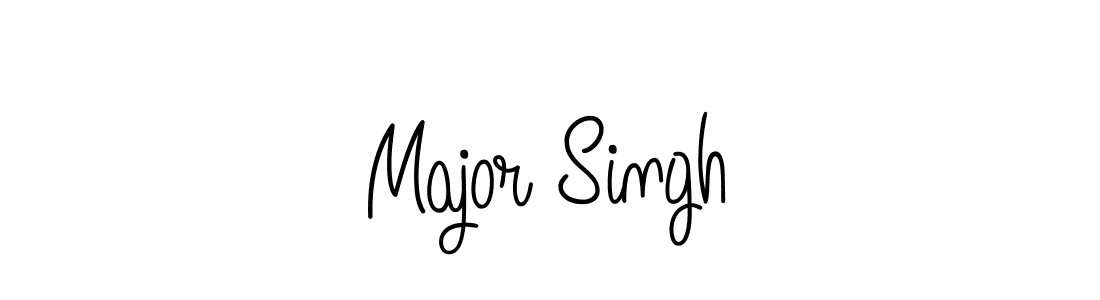 Create a beautiful signature design for name Major Singh. With this signature (Angelique-Rose-font-FFP) fonts, you can make a handwritten signature for free. Major Singh signature style 5 images and pictures png