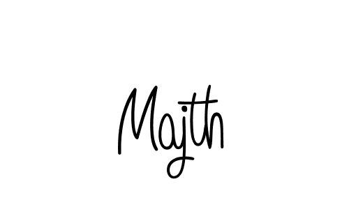 Use a signature maker to create a handwritten signature online. With this signature software, you can design (Angelique-Rose-font-FFP) your own signature for name Majth. Majth signature style 5 images and pictures png