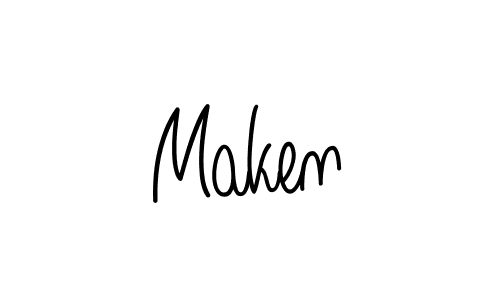 Check out images of Autograph of Maken name. Actor Maken Signature Style. Angelique-Rose-font-FFP is a professional sign style online. Maken signature style 5 images and pictures png