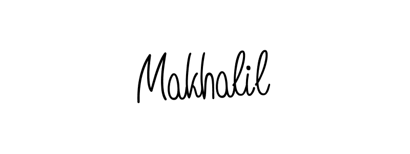 How to make Makhalil signature? Angelique-Rose-font-FFP is a professional autograph style. Create handwritten signature for Makhalil name. Makhalil signature style 5 images and pictures png