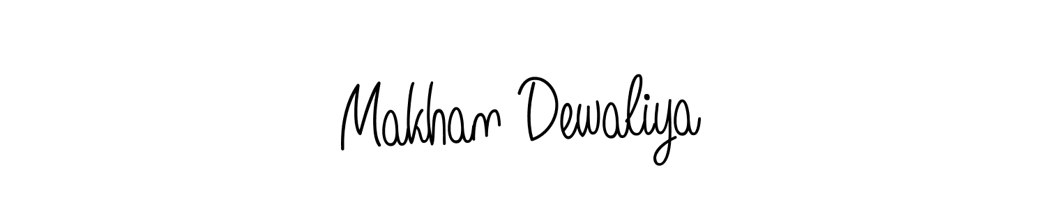 Best and Professional Signature Style for Makhan Dewaliya. Angelique-Rose-font-FFP Best Signature Style Collection. Makhan Dewaliya signature style 5 images and pictures png