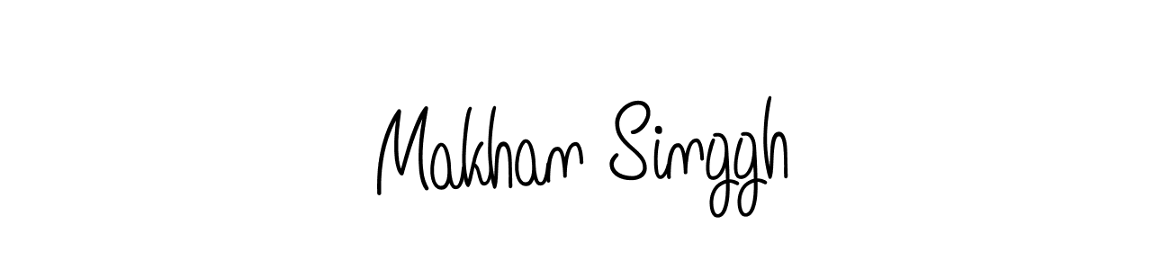 Create a beautiful signature design for name Makhan Singgh. With this signature (Angelique-Rose-font-FFP) fonts, you can make a handwritten signature for free. Makhan Singgh signature style 5 images and pictures png