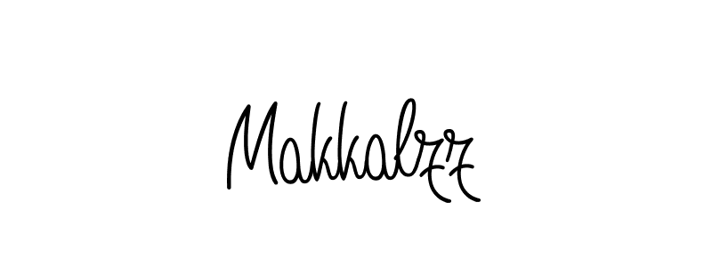 You should practise on your own different ways (Angelique-Rose-font-FFP) to write your name (Makkalzz) in signature. don't let someone else do it for you. Makkalzz signature style 5 images and pictures png