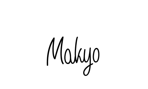 How to Draw Makyo signature style? Angelique-Rose-font-FFP is a latest design signature styles for name Makyo. Makyo signature style 5 images and pictures png