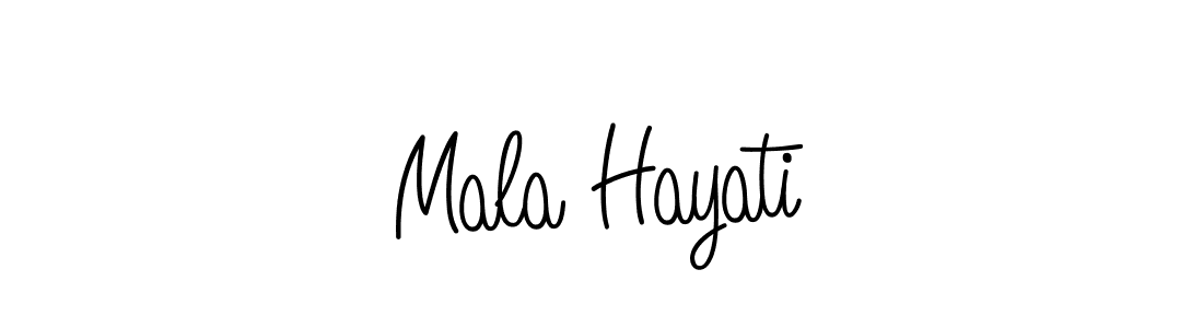Best and Professional Signature Style for Mala Hayati. Angelique-Rose-font-FFP Best Signature Style Collection. Mala Hayati signature style 5 images and pictures png