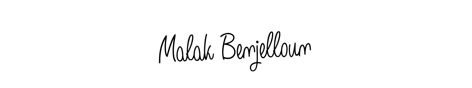 This is the best signature style for the Malak Benjelloun name. Also you like these signature font (Angelique-Rose-font-FFP). Mix name signature. Malak Benjelloun signature style 5 images and pictures png