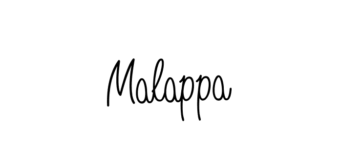 Design your own signature with our free online signature maker. With this signature software, you can create a handwritten (Angelique-Rose-font-FFP) signature for name Malappa. Malappa signature style 5 images and pictures png
