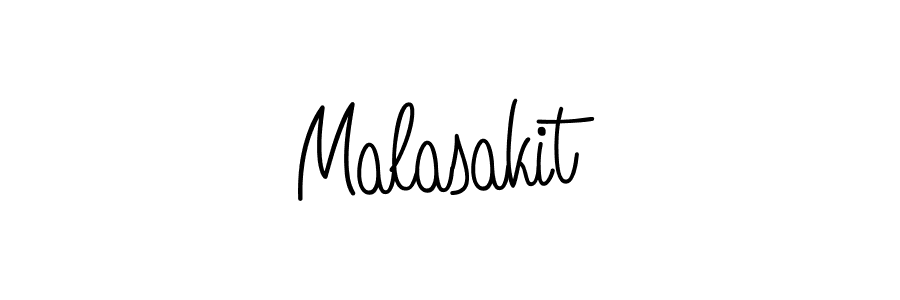 Design your own signature with our free online signature maker. With this signature software, you can create a handwritten (Angelique-Rose-font-FFP) signature for name Malasakit. Malasakit signature style 5 images and pictures png
