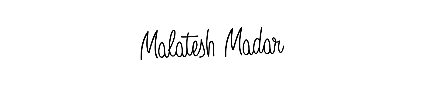 Create a beautiful signature design for name Malatesh Madar. With this signature (Angelique-Rose-font-FFP) fonts, you can make a handwritten signature for free. Malatesh Madar signature style 5 images and pictures png