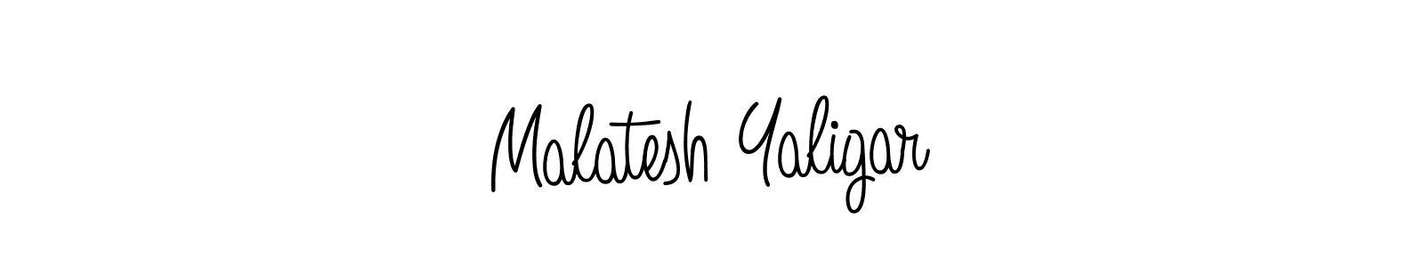 How to Draw Malatesh Yaligar signature style? Angelique-Rose-font-FFP is a latest design signature styles for name Malatesh Yaligar. Malatesh Yaligar signature style 5 images and pictures png