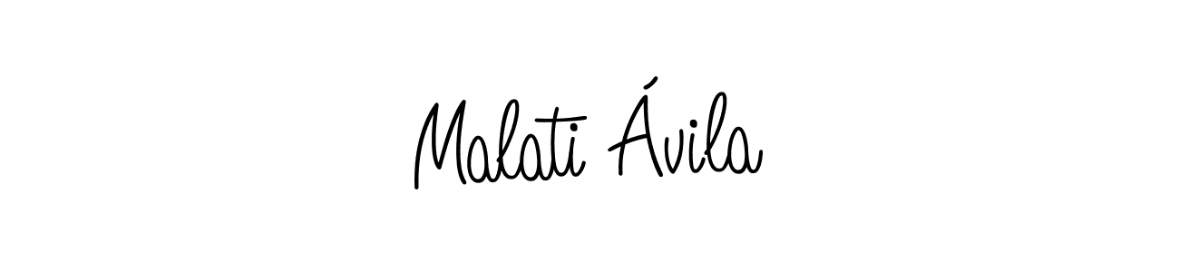 Make a short Malati Ávila signature style. Manage your documents anywhere anytime using Angelique-Rose-font-FFP. Create and add eSignatures, submit forms, share and send files easily. Malati Ávila signature style 5 images and pictures png