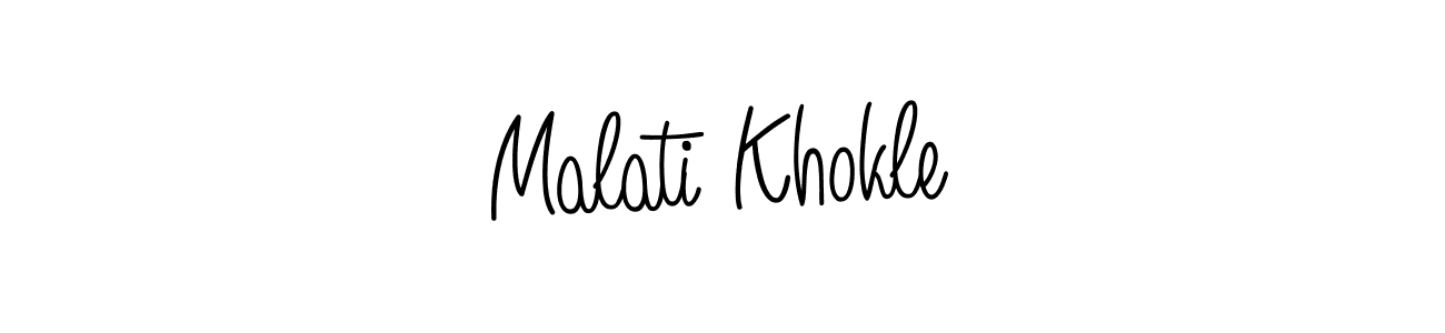 Make a beautiful signature design for name Malati Khokle. Use this online signature maker to create a handwritten signature for free. Malati Khokle signature style 5 images and pictures png