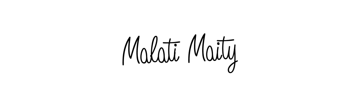 Angelique-Rose-font-FFP is a professional signature style that is perfect for those who want to add a touch of class to their signature. It is also a great choice for those who want to make their signature more unique. Get Malati Maity name to fancy signature for free. Malati Maity signature style 5 images and pictures png