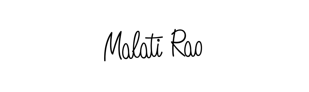 Once you've used our free online signature maker to create your best signature Angelique-Rose-font-FFP style, it's time to enjoy all of the benefits that Malati Rao name signing documents. Malati Rao signature style 5 images and pictures png