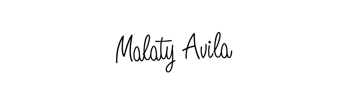 It looks lik you need a new signature style for name Malaty Avila. Design unique handwritten (Angelique-Rose-font-FFP) signature with our free signature maker in just a few clicks. Malaty Avila signature style 5 images and pictures png