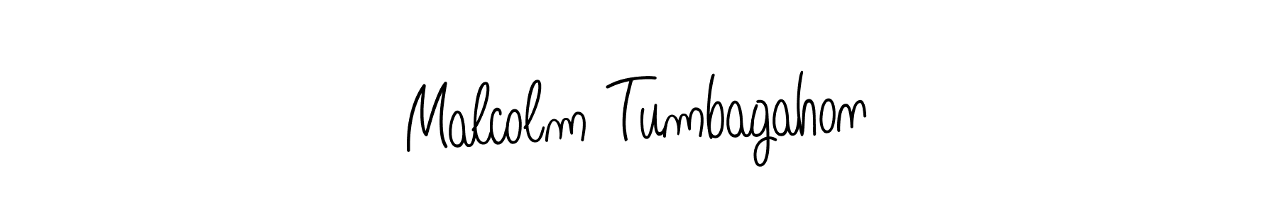 Use a signature maker to create a handwritten signature online. With this signature software, you can design (Angelique-Rose-font-FFP) your own signature for name Malcolm Tumbagahon. Malcolm Tumbagahon signature style 5 images and pictures png