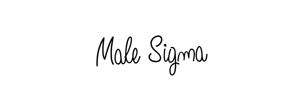Create a beautiful signature design for name Male Sigma. With this signature (Angelique-Rose-font-FFP) fonts, you can make a handwritten signature for free. Male Sigma signature style 5 images and pictures png