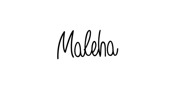 Also we have Maleha name is the best signature style. Create professional handwritten signature collection using Angelique-Rose-font-FFP autograph style. Maleha signature style 5 images and pictures png