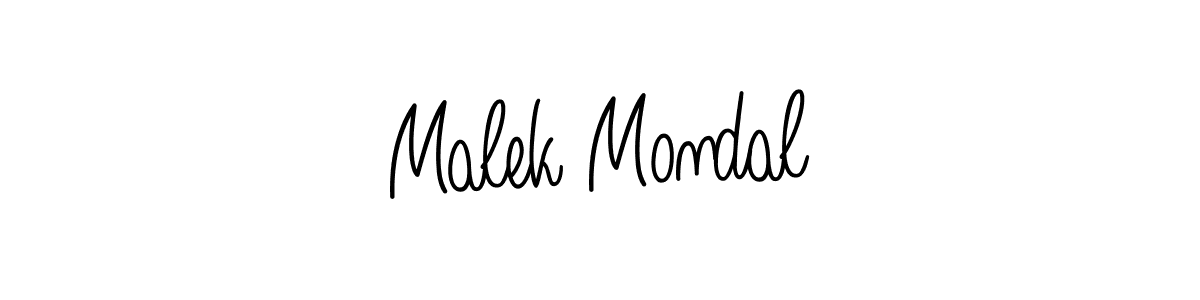 Create a beautiful signature design for name Malek Mondal. With this signature (Angelique-Rose-font-FFP) fonts, you can make a handwritten signature for free. Malek Mondal signature style 5 images and pictures png