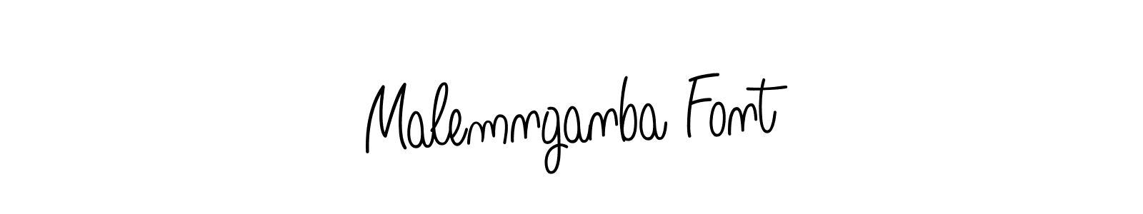 The best way (Angelique-Rose-font-FFP) to make a short signature is to pick only two or three words in your name. The name Malemnganba Font include a total of six letters. For converting this name. Malemnganba Font signature style 5 images and pictures png