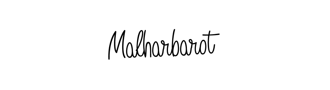 Design your own signature with our free online signature maker. With this signature software, you can create a handwritten (Angelique-Rose-font-FFP) signature for name Malharbarot. Malharbarot signature style 5 images and pictures png