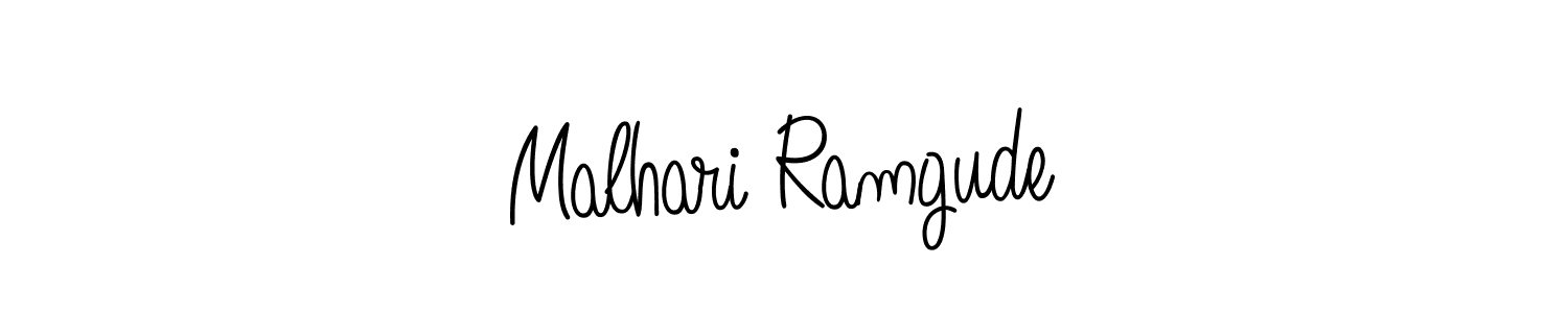 if you are searching for the best signature style for your name Malhari Ramgude. so please give up your signature search. here we have designed multiple signature styles  using Angelique-Rose-font-FFP. Malhari Ramgude signature style 5 images and pictures png