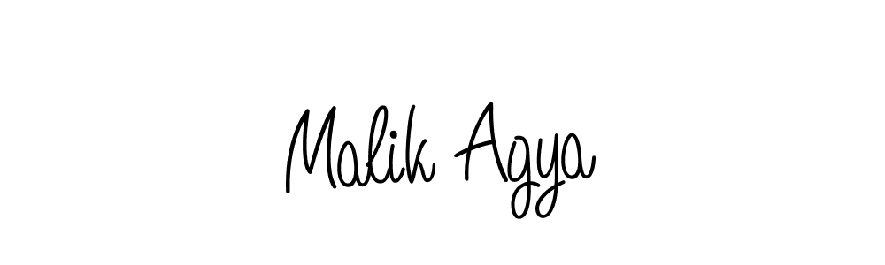 Make a beautiful signature design for name Malik Agya. Use this online signature maker to create a handwritten signature for free. Malik Agya signature style 5 images and pictures png