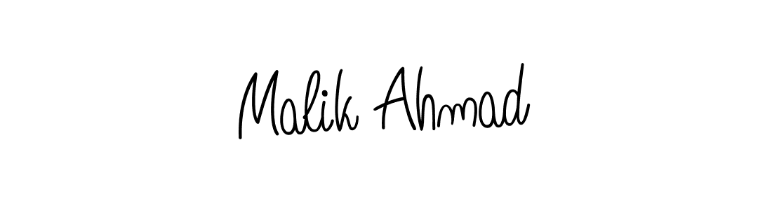 Use a signature maker to create a handwritten signature online. With this signature software, you can design (Angelique-Rose-font-FFP) your own signature for name Malik Ahmad. Malik Ahmad signature style 5 images and pictures png