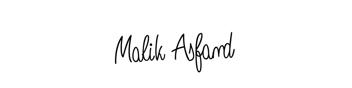 You should practise on your own different ways (Angelique-Rose-font-FFP) to write your name (Malik Asfand) in signature. don't let someone else do it for you. Malik Asfand signature style 5 images and pictures png