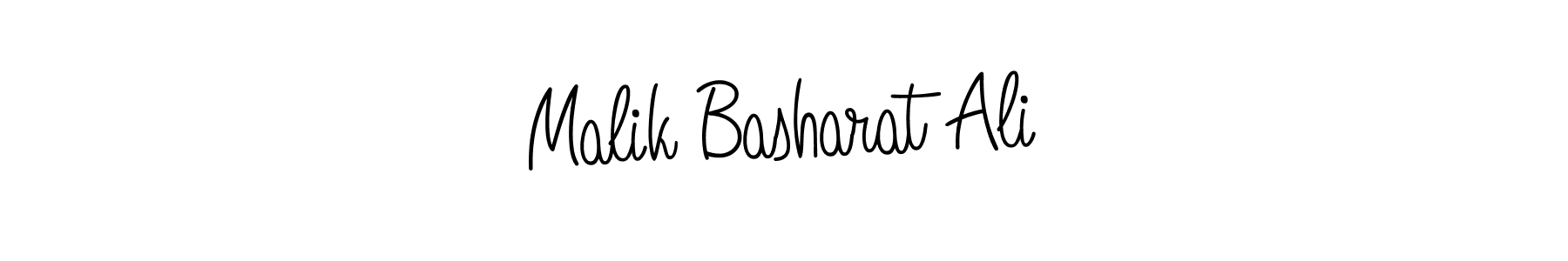 The best way (Angelique-Rose-font-FFP) to make a short signature is to pick only two or three words in your name. The name Malik Basharat Ali include a total of six letters. For converting this name. Malik Basharat Ali signature style 5 images and pictures png