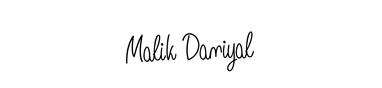 Design your own signature with our free online signature maker. With this signature software, you can create a handwritten (Angelique-Rose-font-FFP) signature for name Malik Daniyal. Malik Daniyal signature style 5 images and pictures png