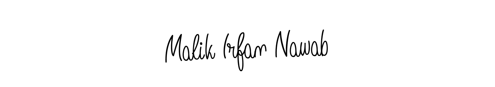 This is the best signature style for the Malik Irfan Nawab name. Also you like these signature font (Angelique-Rose-font-FFP). Mix name signature. Malik Irfan Nawab signature style 5 images and pictures png