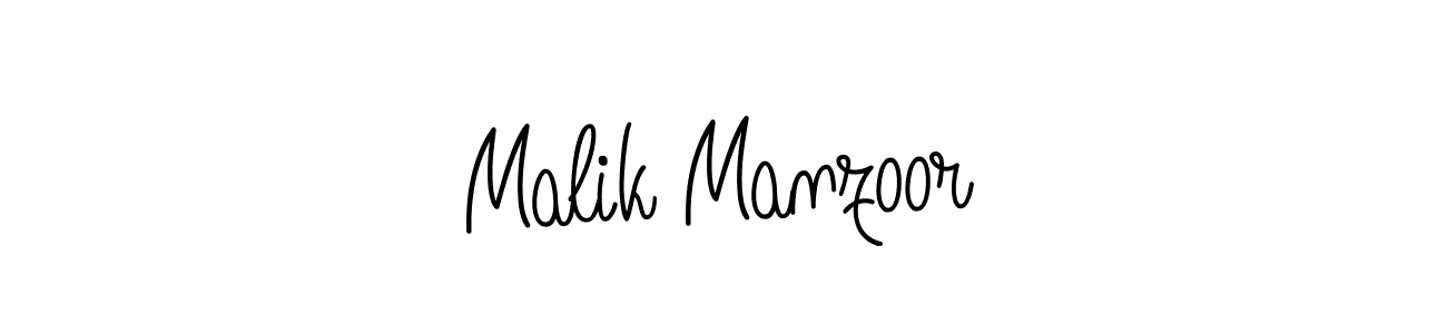 How to make Malik Manzoor signature? Angelique-Rose-font-FFP is a professional autograph style. Create handwritten signature for Malik Manzoor name. Malik Manzoor signature style 5 images and pictures png