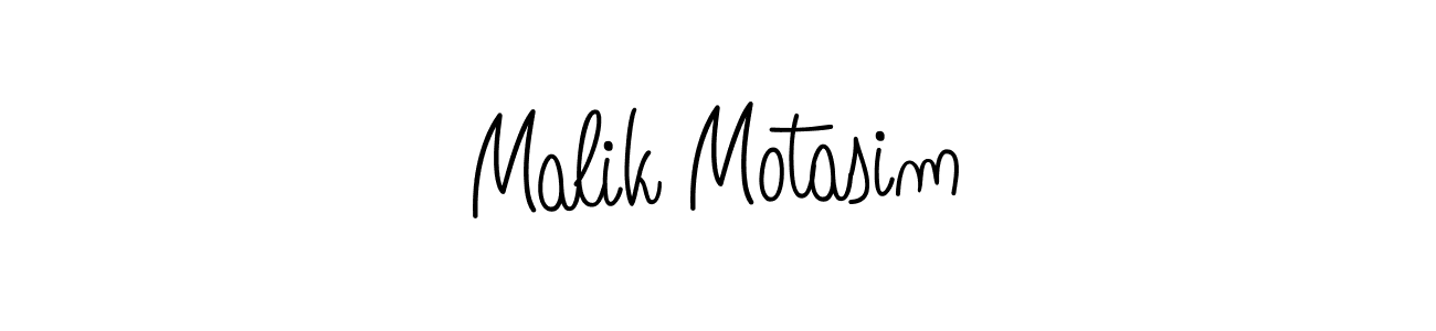 Also we have Malik Motasim name is the best signature style. Create professional handwritten signature collection using Angelique-Rose-font-FFP autograph style. Malik Motasim signature style 5 images and pictures png