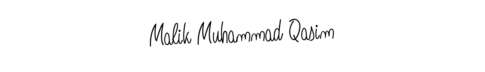 Use a signature maker to create a handwritten signature online. With this signature software, you can design (Angelique-Rose-font-FFP) your own signature for name Malik Muhammad Qasim. Malik Muhammad Qasim signature style 5 images and pictures png